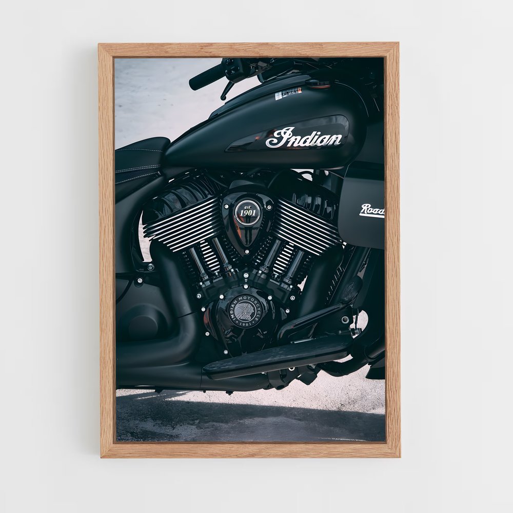 Poster magnifique moto indienne – affiche Indian Motorcycle (vue 4)